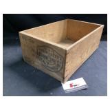 Jack Spratt wooden box approximately 15 1/2 10 x