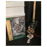 Lighted north Pole Woods works as it should