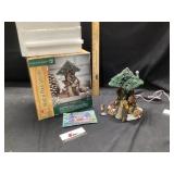 Lighted north Pole Woods works as it should