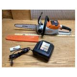 Stihl battery operated chainsaw works as it