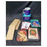 Greeting cards, Plexiglas