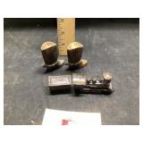 Bronze salt and pepper shakers