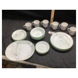 Correll shadow iris dish set
