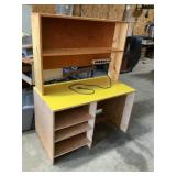 Two piece office desk approximately 24 x 48 x 61