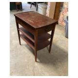 End table approximately 24 1/2 x 15 x 25 tall