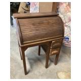 Kids roll top desk 33 1/4 tall 24 x 16