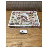 1000 piece puzzle the world of horses unopened