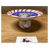 Holiday serving plate