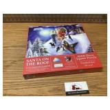 1000 piece jigsaw puzzle Santa on the roof