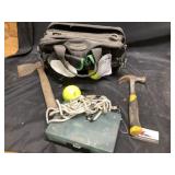 Double wide tool bag and miscellaneous