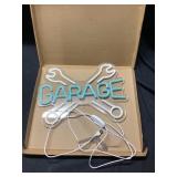 Lighted garage sign no adapter