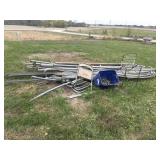 Bring metal pile bring help To load