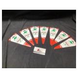 New old stock Sinclair paper oil funnels