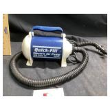 Quick fill electric air pump