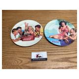 Coca-Cola collector plates