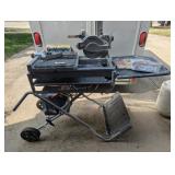 Portable Rigid 7" miter wet angle saw (4 extra bl