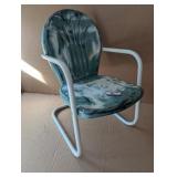 metal lawn chair