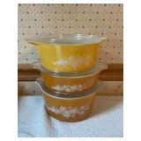 Pyrex Marigold Dishes