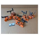 6 Pony 3/4" pipe clamps