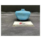 MCM glass trinket box