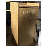 Commercial garbage can - no insert