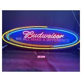 Neon Budweiser light