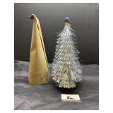 Vintage Aluminum tabletop Christmas tree