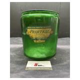 Vintage green glass Humidifier canister