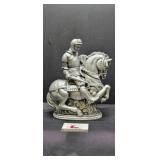 Knight on horseback decor