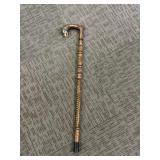 Hand carved eagle cane
