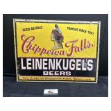 Metal Leinenkigels Beer sign