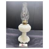 Milk glass lamp