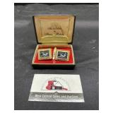 Prince Robale cuff links and tie clip