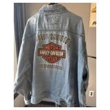 4XL Harley Davidson Jean jacket