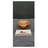 Fenton marigold glass bowl