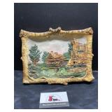 Chalkware wall decor