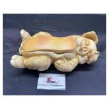 Vintage sleepy pig telephone