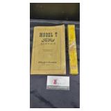 Ford Model T service book & bushing reamer &