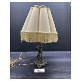 Vintage cherub lamp