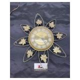 MCM metal wall hanging clock