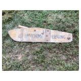 Vintage McCormick Deering sickle mower grass