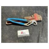 Chanel locks and pipe wrench