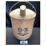 DX motor oil can