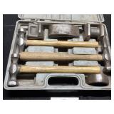 Auto body hammer tool set