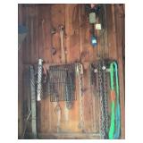 Chains, tow ropes and misc