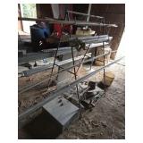 Metal Rack with Misc Metal
