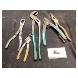 Snap Ring pliers, channel locks