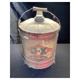 DX motor oil can