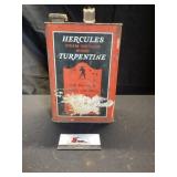 Hercules turpentine can