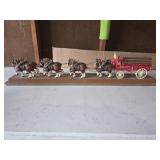 Plastic Budweiser Clydesdales